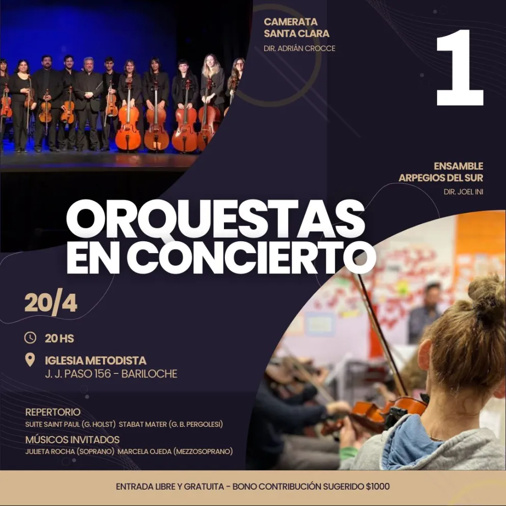 Dos orquestas, dos conciertos para toda la familia este jueves y viernes