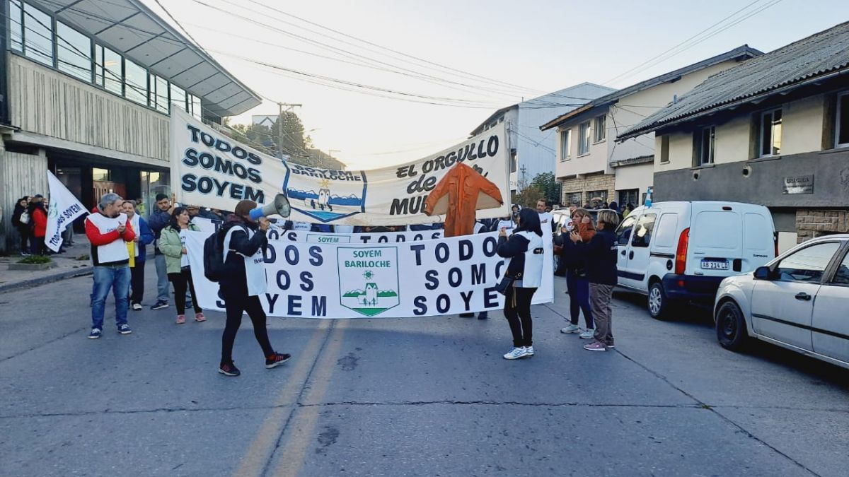 El SOYEM marcha por el centro de la ciudad