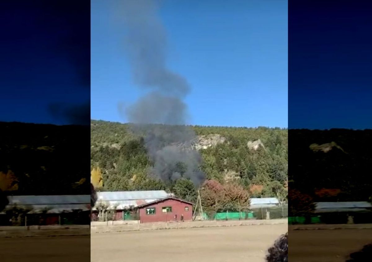 Se incendió una vivienda: Evacuaron el colegio Amuyén y la escuela de Virgen Misionera