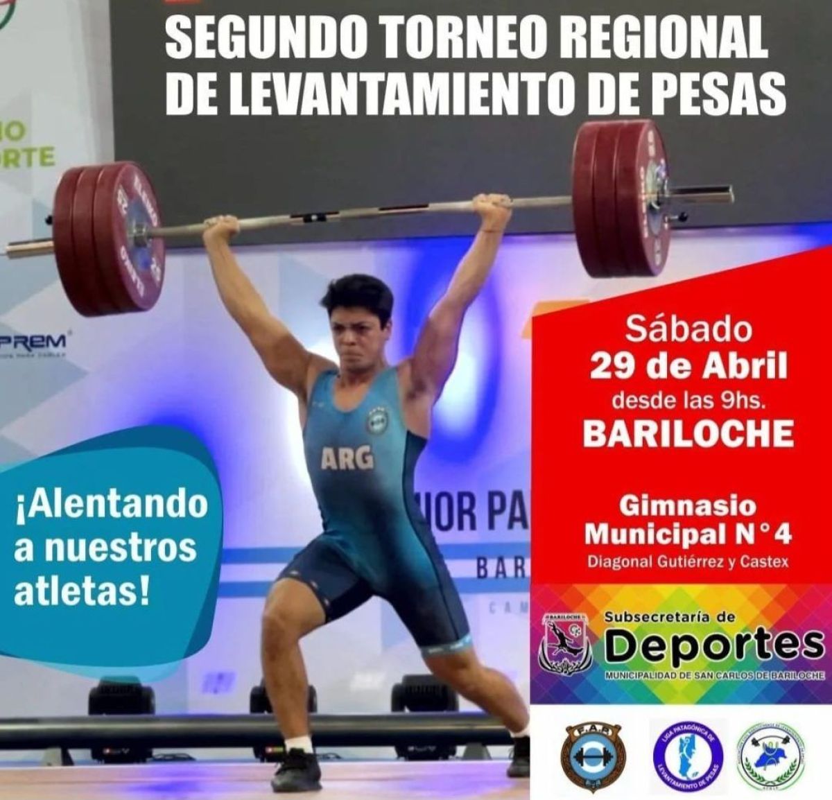 Bariloche es sede de la segunda fecha del regional de Levantamiento de Pesas