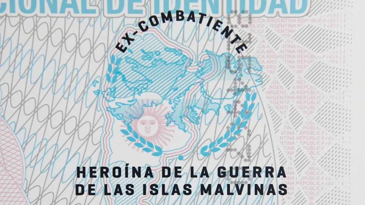Nuevo diseño de DNI que destaca a las heroínas y los héroes de Malvinas