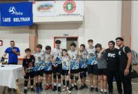 Subcampeonato local de los varones Sub 14 en el Provincial de vóley