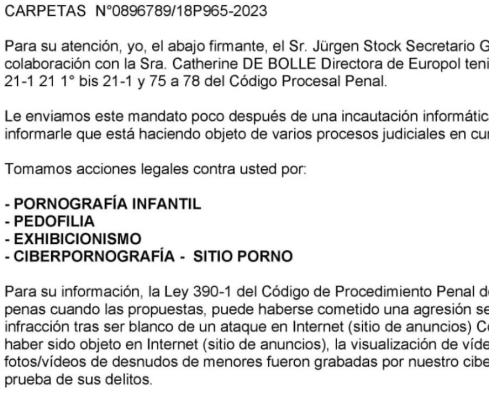 Advierten sobre denuncias falsas: otra modalidad de estafa phishing