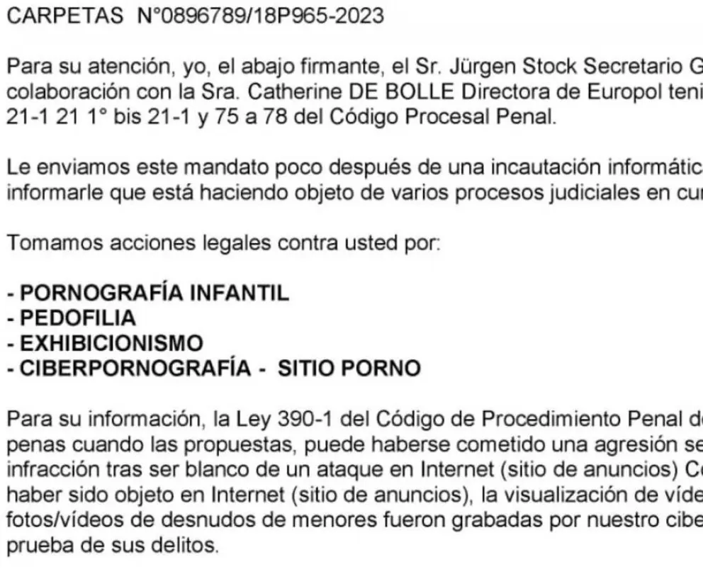 Advierten sobre denuncias falsas: otra modalidad de estafa phishing |  Bariloche Opina | Noticias de Bariloche.