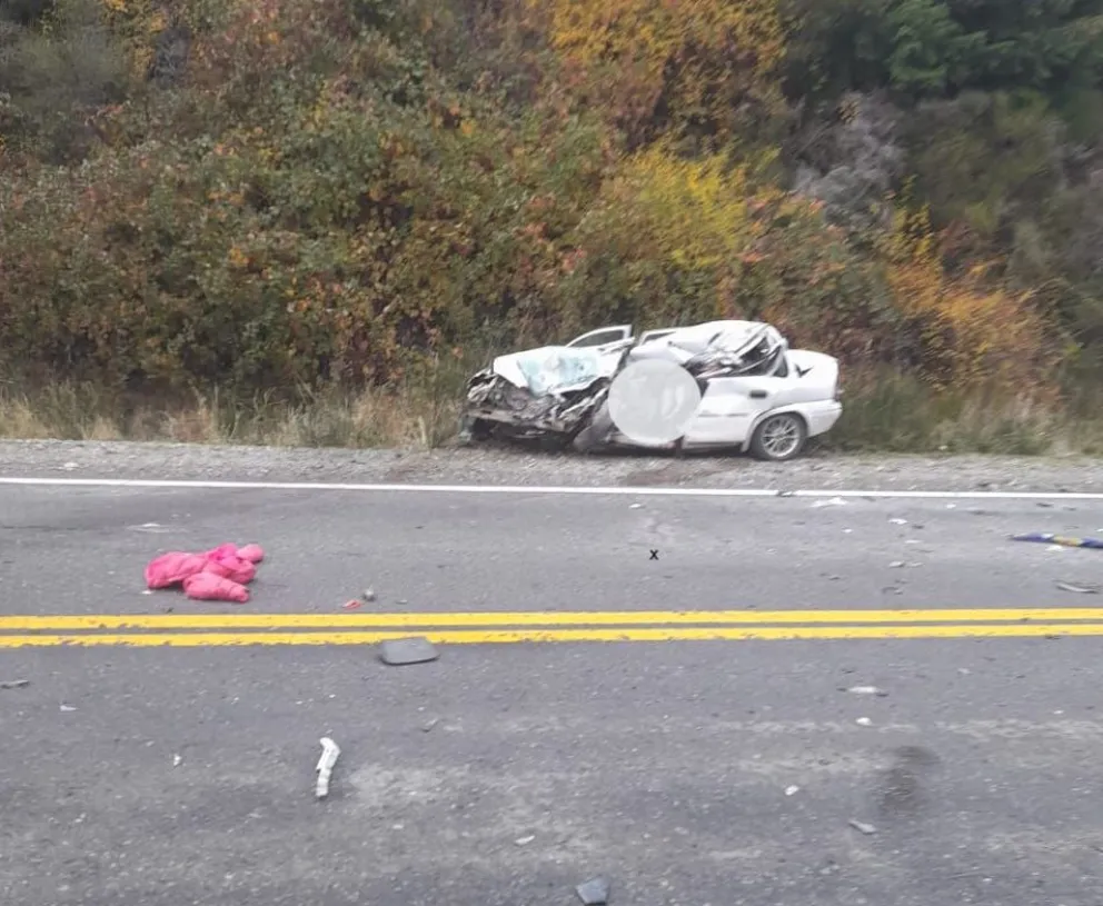 Una víctima fatal como consecuencia de un choque frontal en la Ruta 40