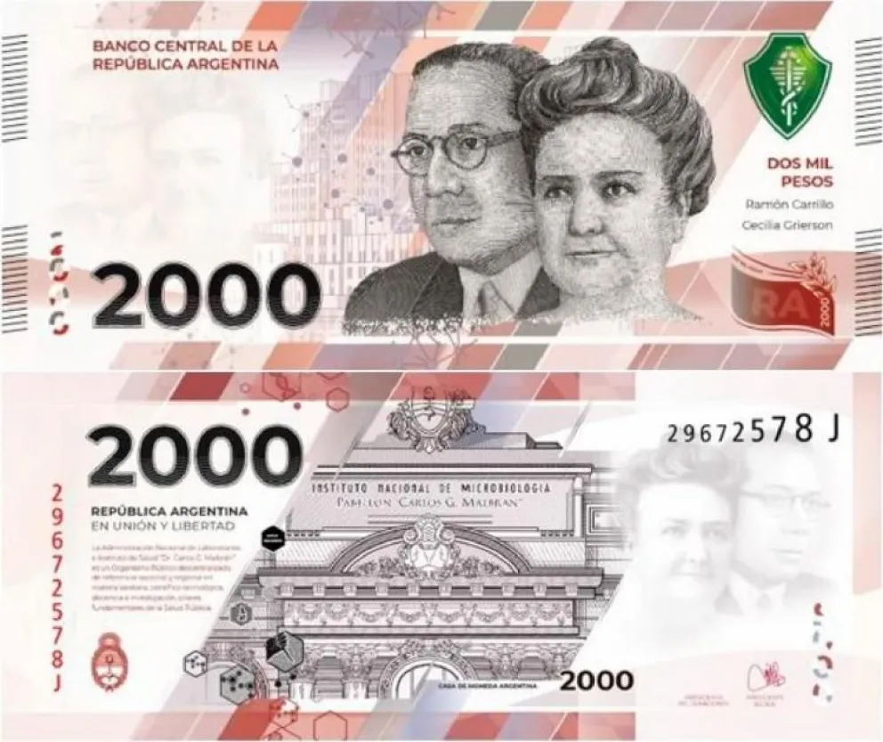 El nuevo billete de $2000 cada vez más cerca