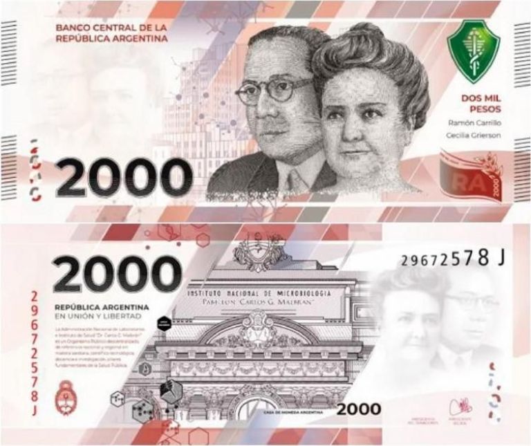 El nuevo billete de $2000 cada vez más cerca