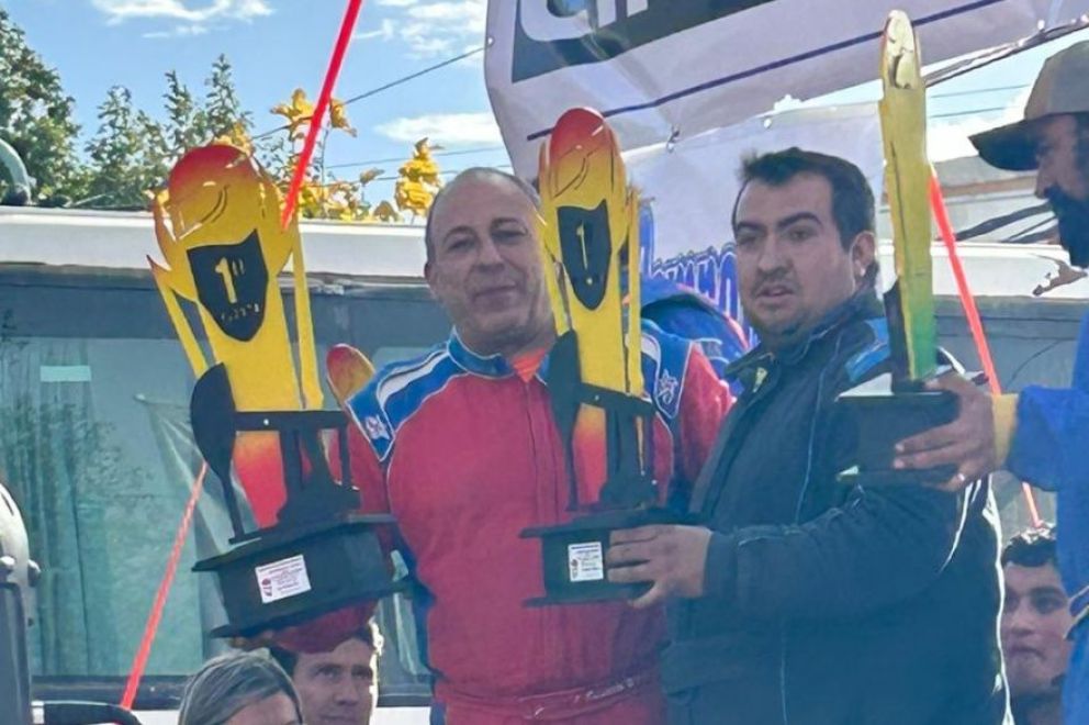 Escuredo-Douglas en lo más alto del podio en el Rally Neuquino