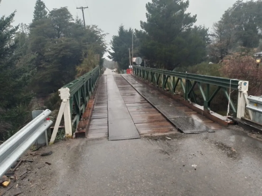 Quedó habilitado el puente de Colonia Suiza en calle Genoveva Beveraggi