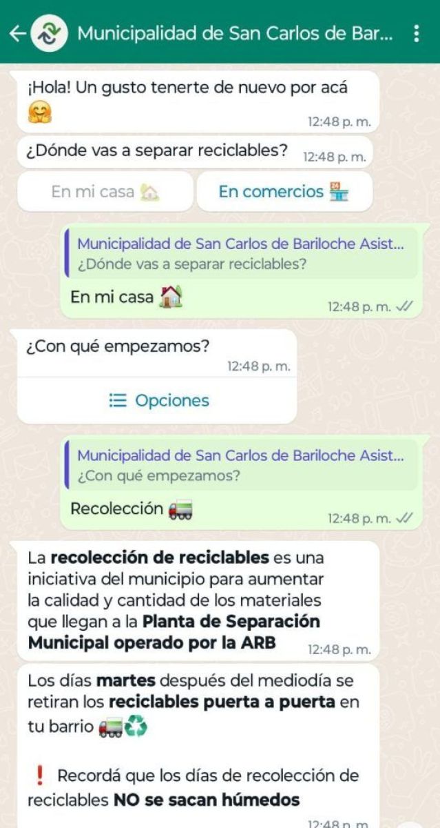 Desarrollan un asistente virtual para promover la separación de residuos en origen