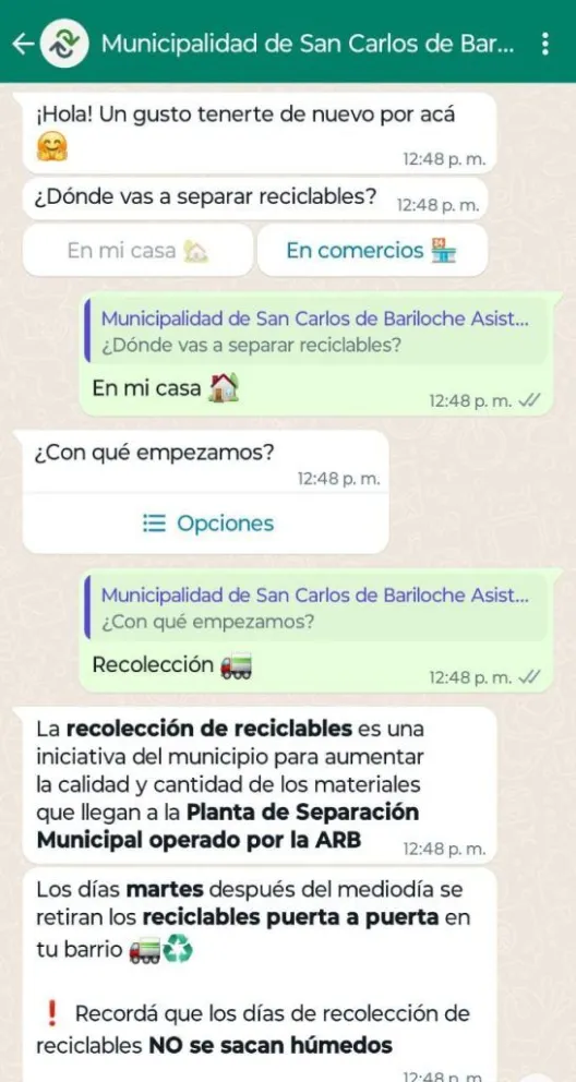 Desarrollan un asistente virtual para promover la separación de residuos en origen