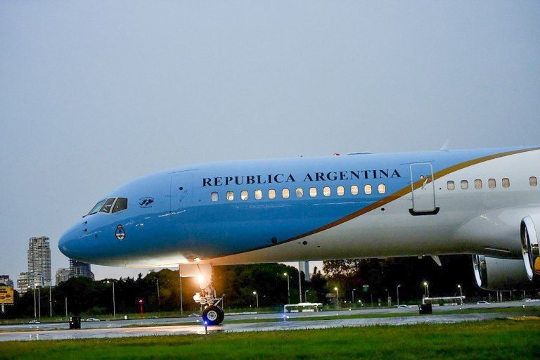 Polémico arribo del nuevo avión presidencial 