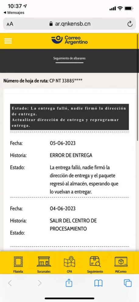 Nueva modalidad de estafa. Ahora dicen ser empleados de Mercado Libre