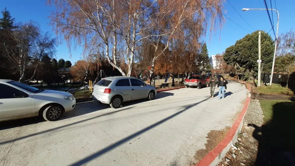 La obra en calle Saavedra ya está terminada y abierta al tránsito