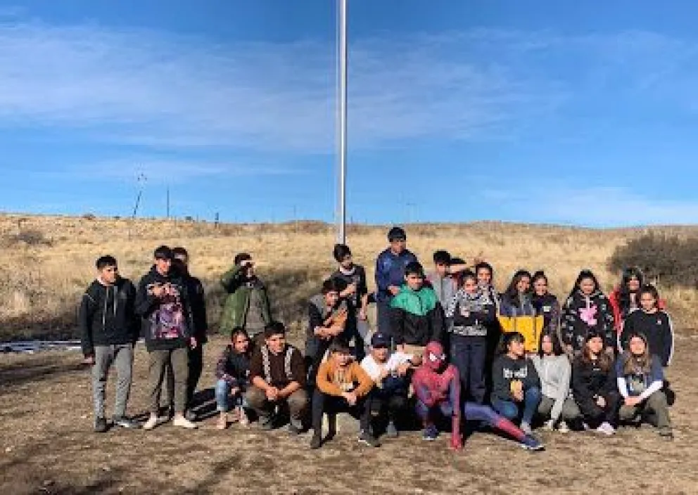 Los Superhéroes llegaron al paraje rural en Pilca Viejo