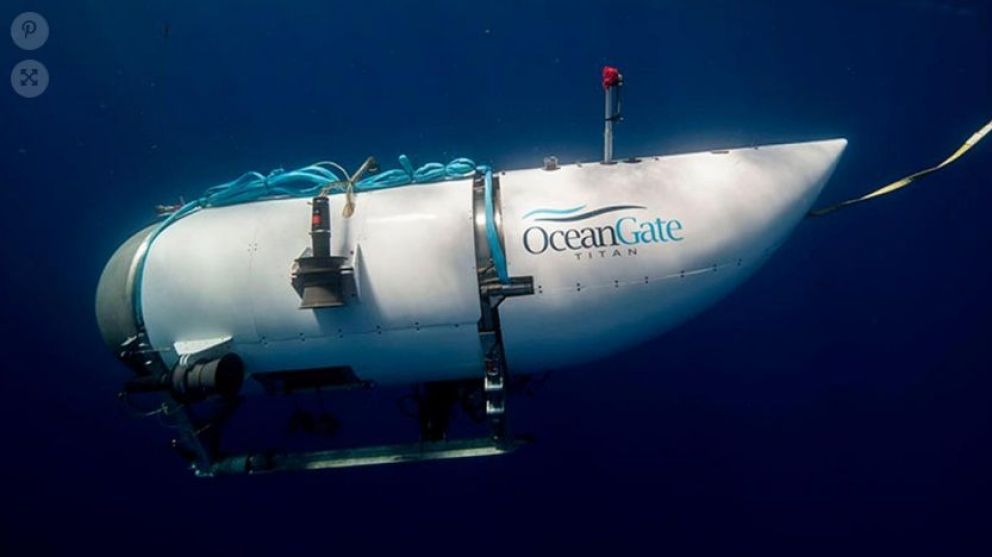 No encuentran el submarino turístico que se perdió visitando los restos del Titanic